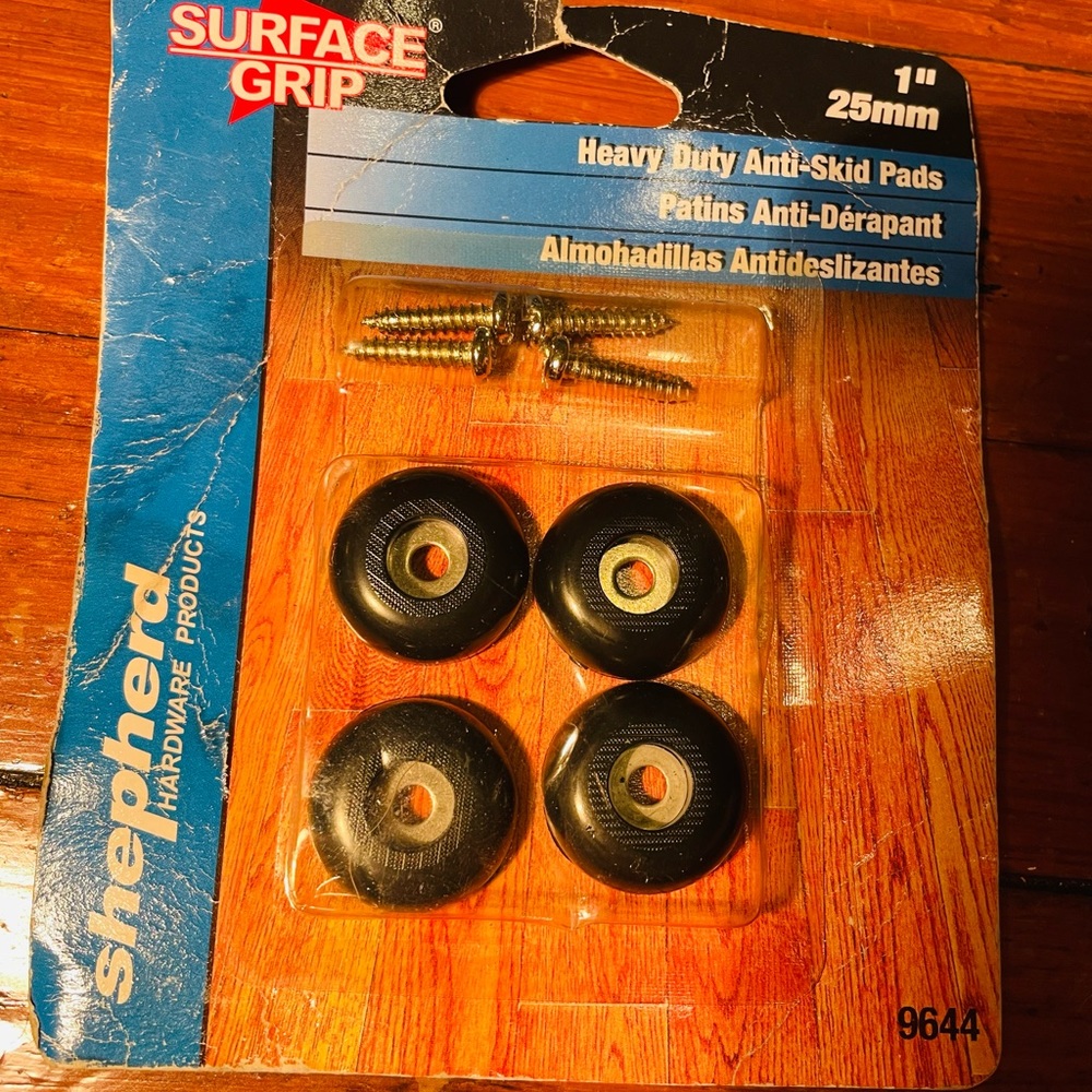 Shepherd Hardware 9644 1" Heavy-Duty Anti-Skid Pads